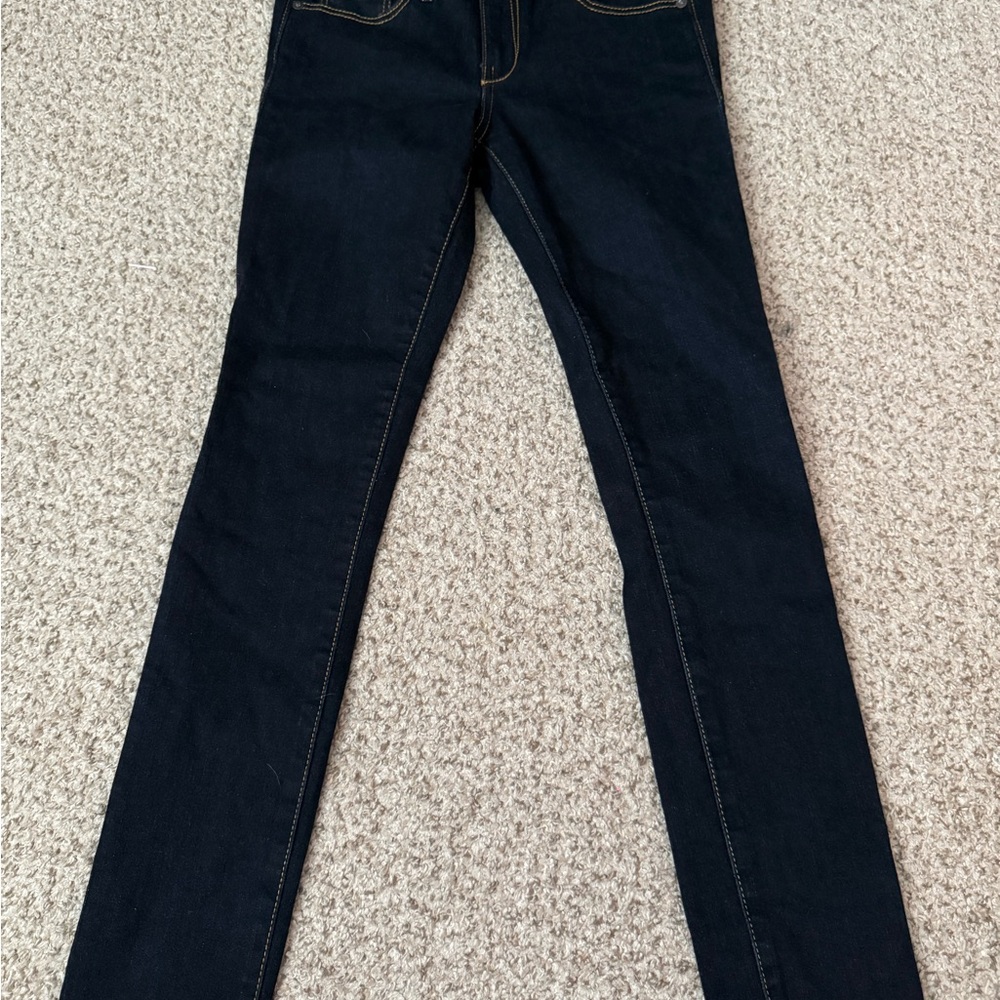 ABERCROMBIE & FITCH Dark Blue Super Skinny Jeans